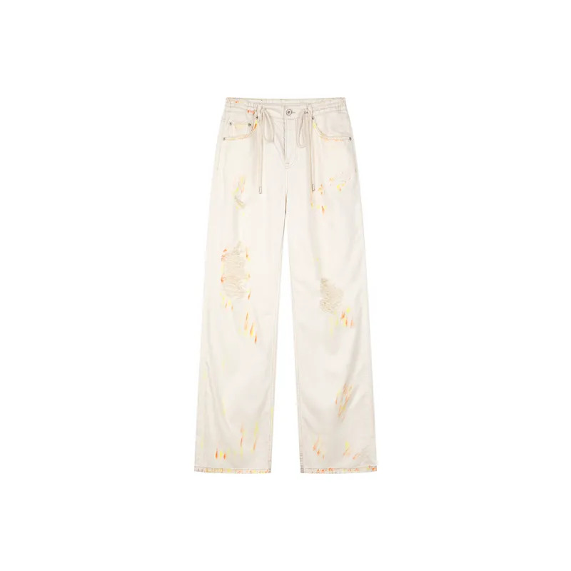UOOYAA Jeans Women's White-0