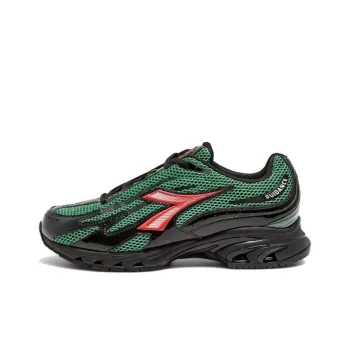 Diadora Anti Slip Wear Resistant Low Top Running Shoes Unisex Green