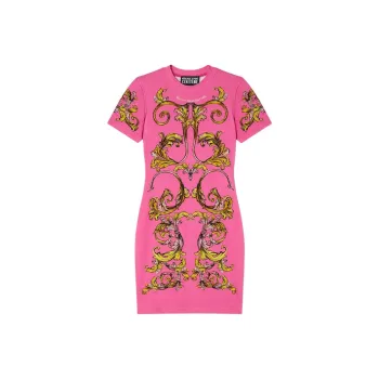 VERSACE JEANS COUTURE Outline Barocco T shirt Mini Dress