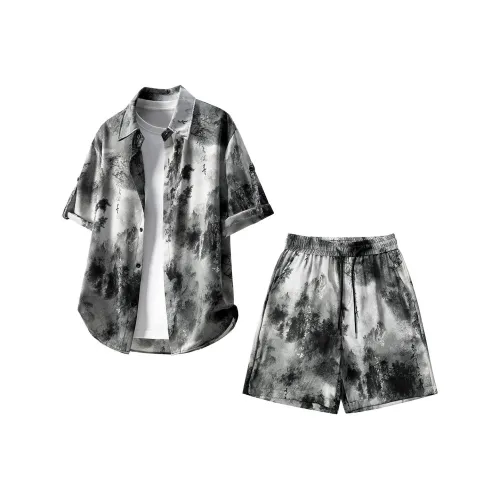 LUYUSHANYU Shirt Matching Set Unisex