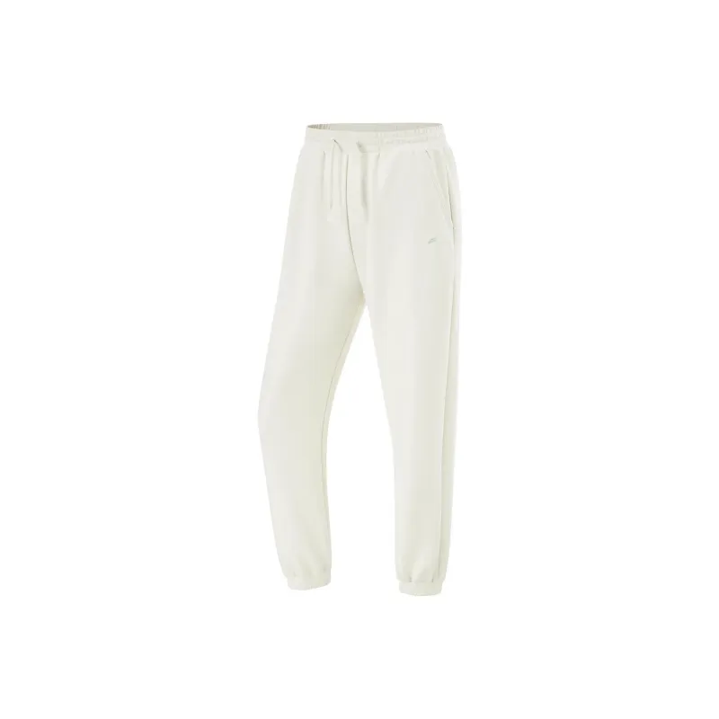 LiNing Fitness Series Knitted Sports Pants Women's Silver Birch Gray-0