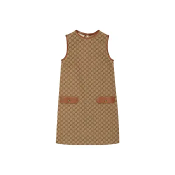 GUCCI Gg Supreme Sleeveless Minidress
