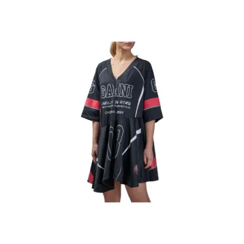 GANNI Future Mesh Mini Dress