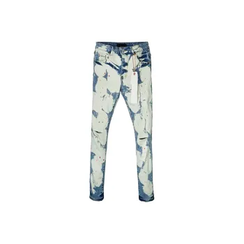 TESTUNG Jeans Unisex Blue White