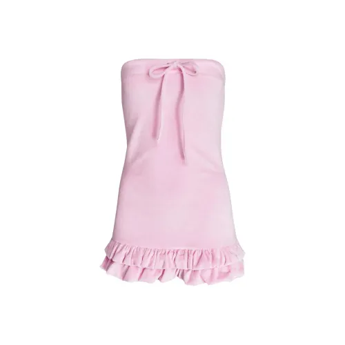 I.AM.GIA SS24 NARELLA VELOUR DRESS Sleeveless Dress Women's PINK/Pink
