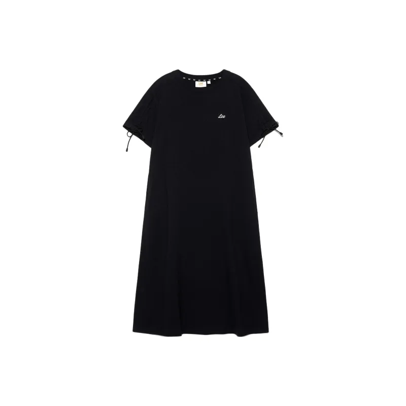Lee Short Sleeved Dress Women's Black-0