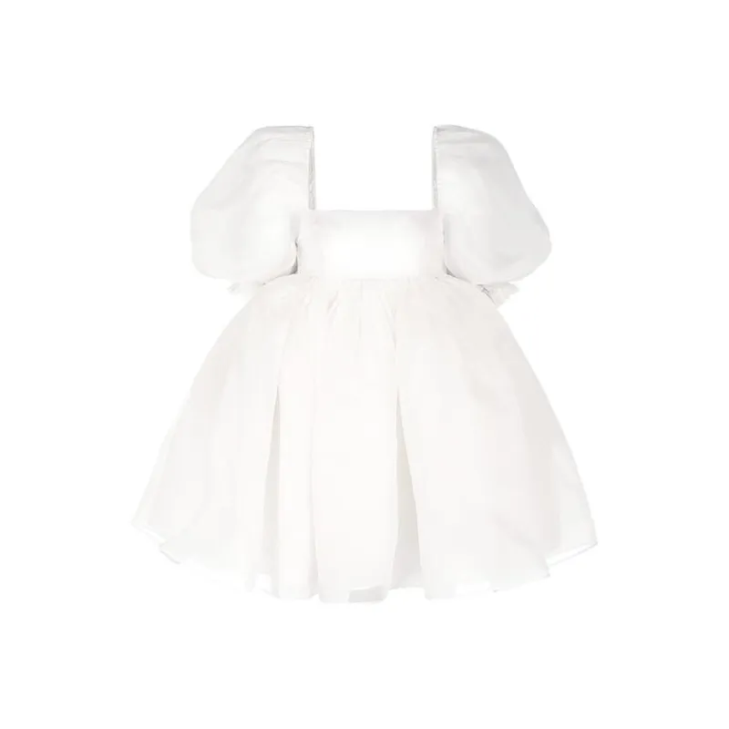 Selkie Short Sleeved Dresses Women's Pure White Dreamland-0