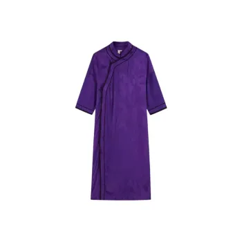 Ginger Long Sleeved Dresses Women's Dark Reddish Purple