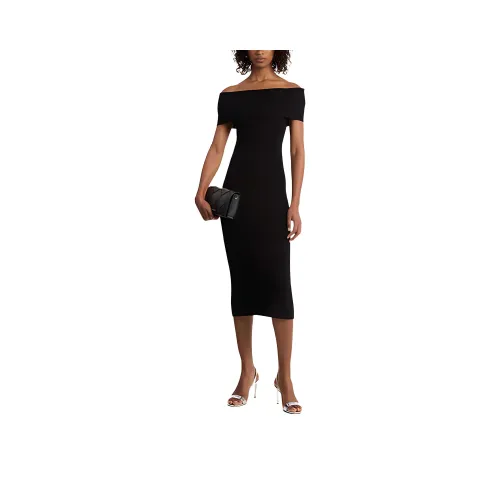 MICHAEL KORS Stretch Knit Over The Shoulder Dress
