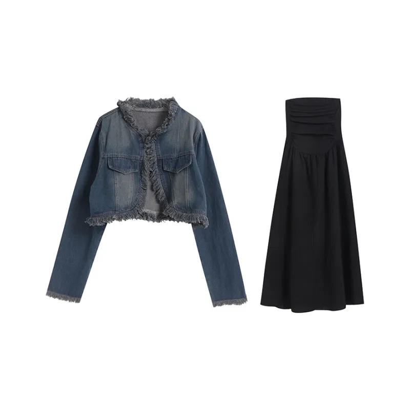 WOWI Two Piece Skirt Sets Women's-3