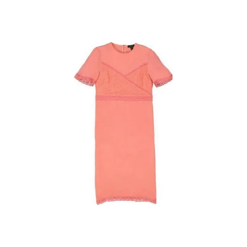 Burberry Short-Sleeved Dresses Women's Pink-0