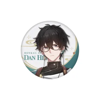 Crash  Star Dome Railway x MIHOYO Danhang, Pioneer Men's Pioneer, Bai Lu, Jingyuan Train Journey Collection Badges