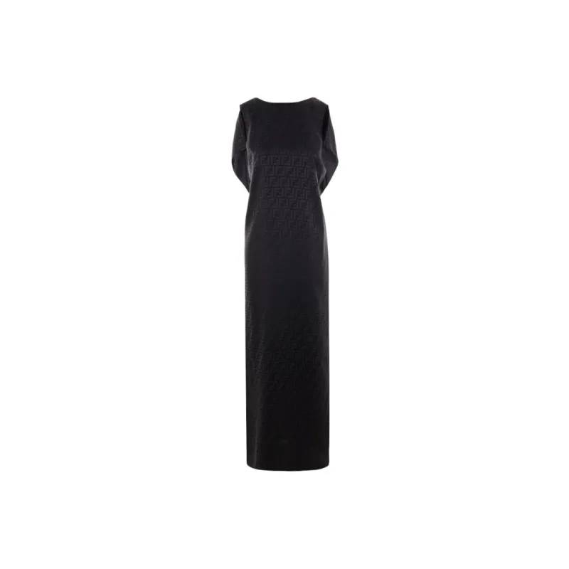 FENDI Monogrammed Short-Sleeve Dress-0