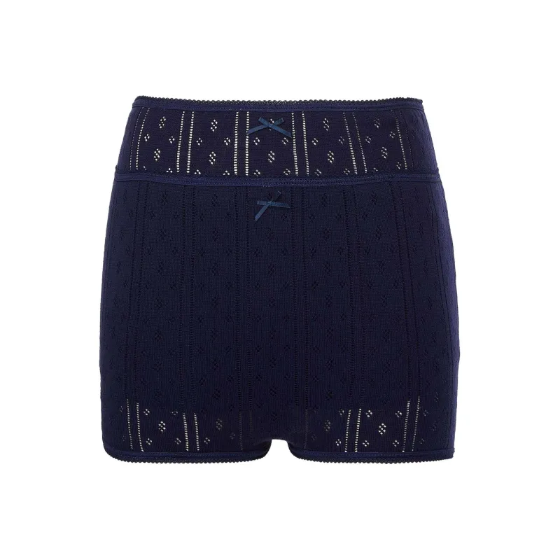 JW Anderson Double layer Pointelle Shorts-0