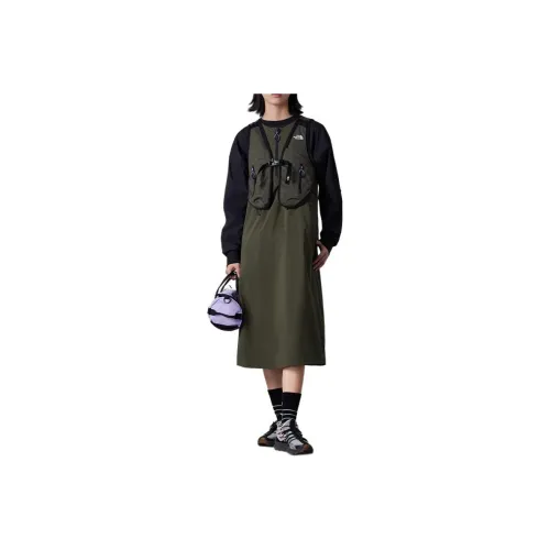 THE NORTH FACE UE Series Sleeveless Dress Women's Gray Brown Green