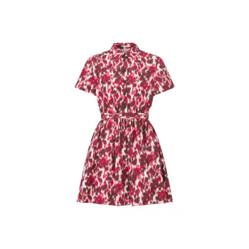 DIOR Short-Sleeved Dresses Women's Red