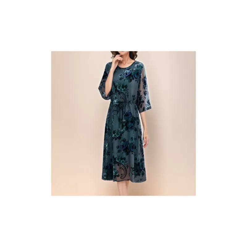 Mapping Long Sleeved Dresses Women's-2