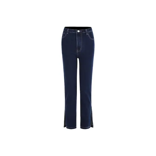 Wen Shan Jeans Women's Dark Blue