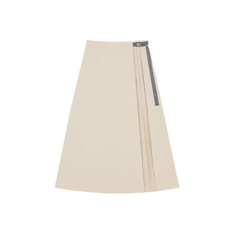 New Balance New Balance Japan Casual Long Skirts Women's Brown Yellow-0