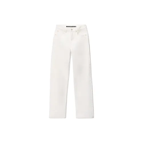 Alexander Wang Logo logo Straight-Leg Jeans
