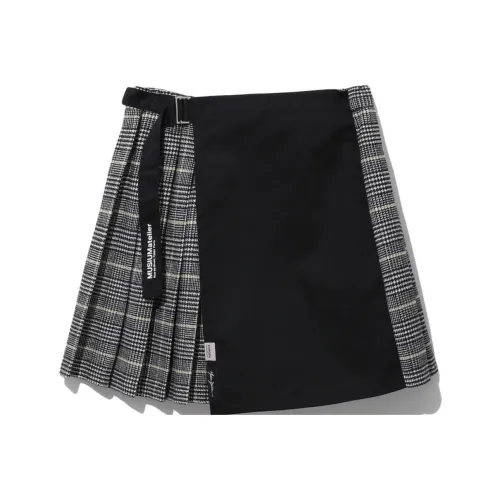 MUSIUM DIV Casual Short Skirts Women's Black