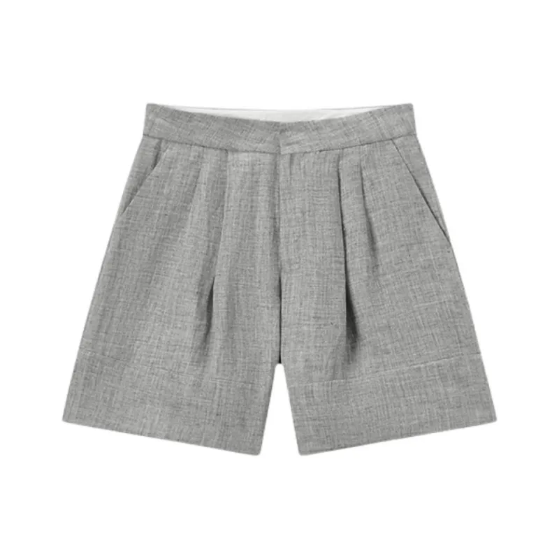 DEGAIA SS24 Casual Shorts Women's Gray-0
