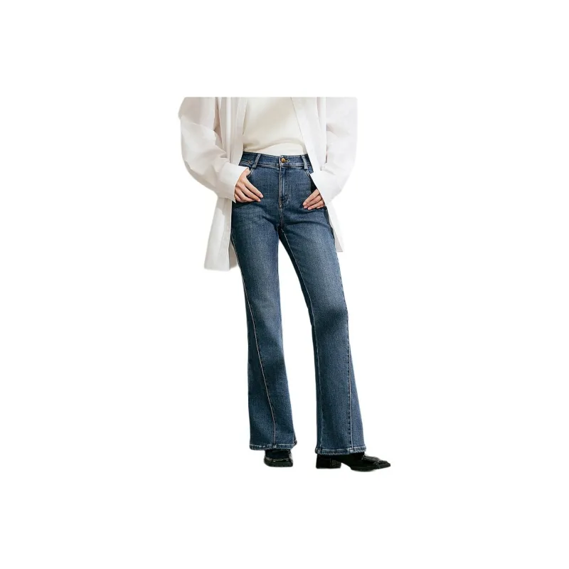 Fragment x ROZE Jeans Women's Blue-0