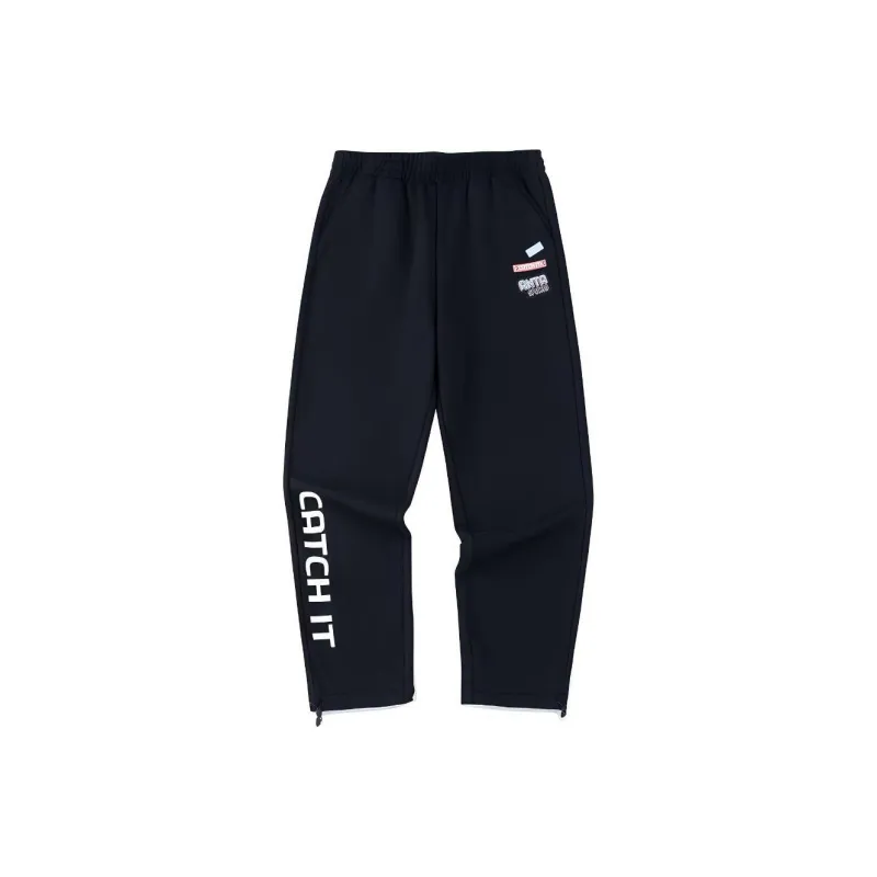 Anta Knitted Sports Pants Women's Basic Black-0