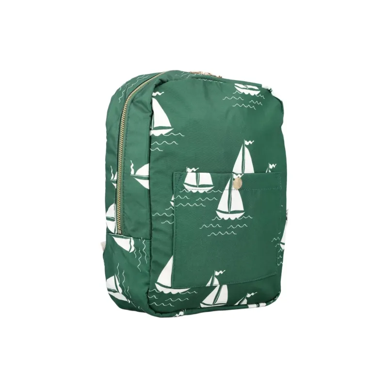 Mini Rodini Sailing Boats Zipped Backpack-2
