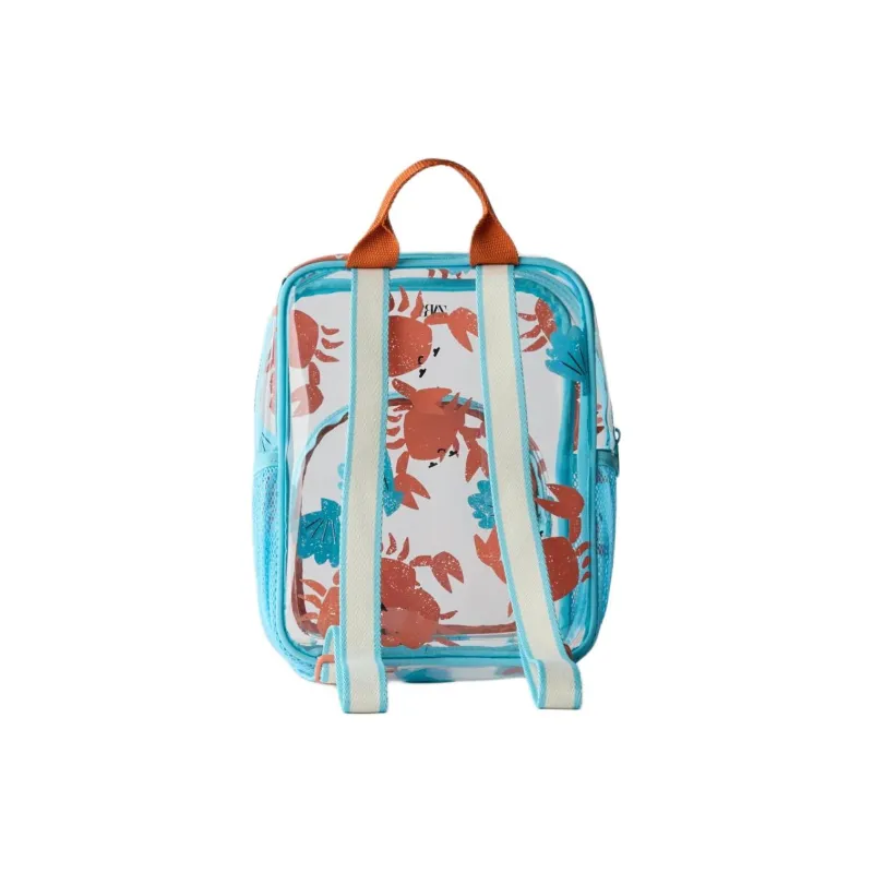 ZARA Backpacks Blue-4
