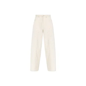 MARNI Embroidered Wide leg Jeans