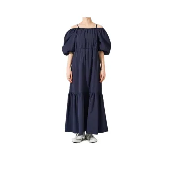 FREAK'S STORE Short Sleeved Dress Women's Marine Blue
