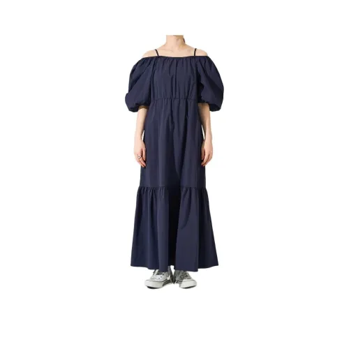 FREAK'S STORE Short Sleeved Dress Women's Marine Blue