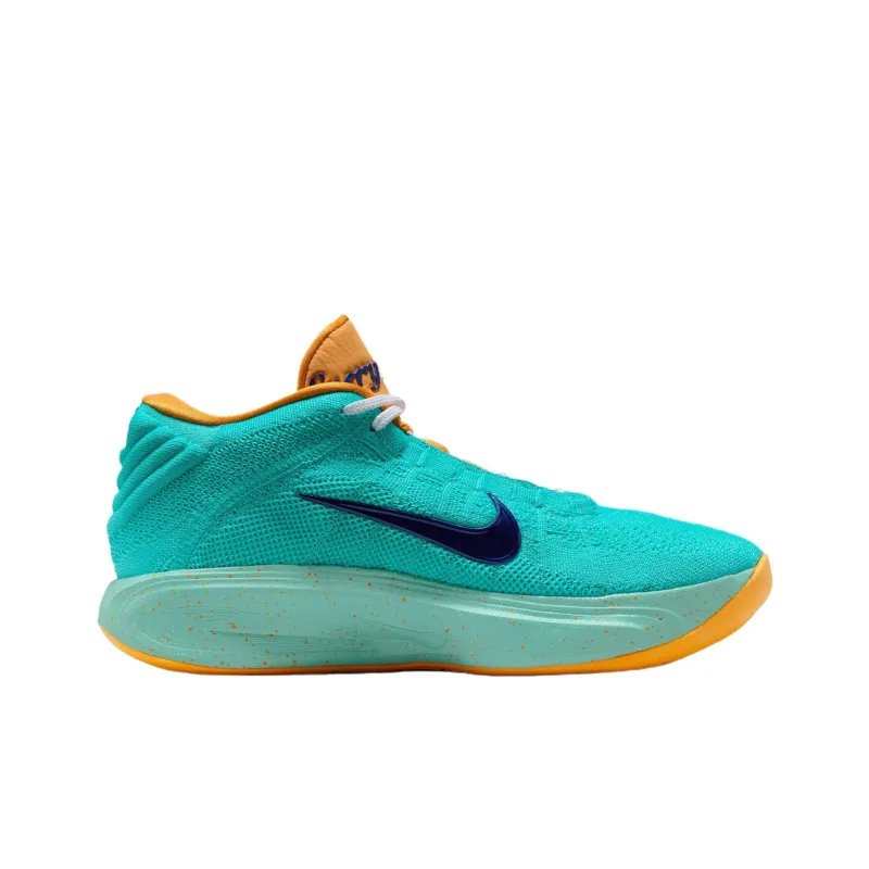 Nike GT Hustle 3 Anti Slip Wear Resistant Mid Top Basketball Shoes Men's Blue-1