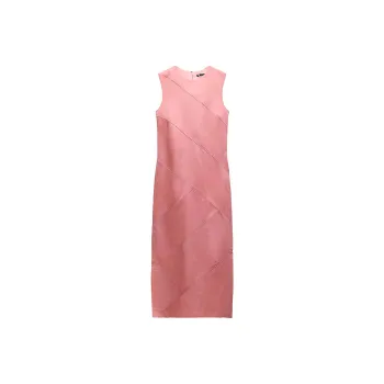 ZARA Sleeveless Dress Women's Purple