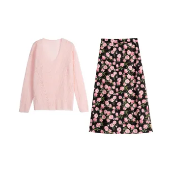 Olrain Two Piece Skirt Sets Women's