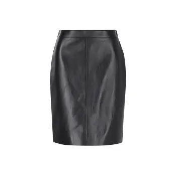 CELINE SS25 Spring Summer Women's Collection Leather Long Skirts Women's Black