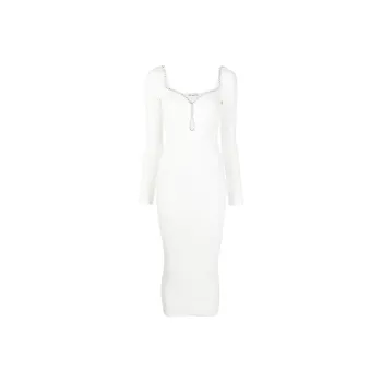 Self-portrait Long-Sleeved Dresses Women's White