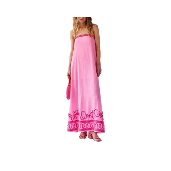 FREE PEOPLE The Wolf Gang Casella Maxi Dress Sleeveless Dress Women's Candy Color