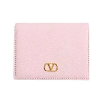 Valentino Cow Leather Wallet Women's Rose Quartz
