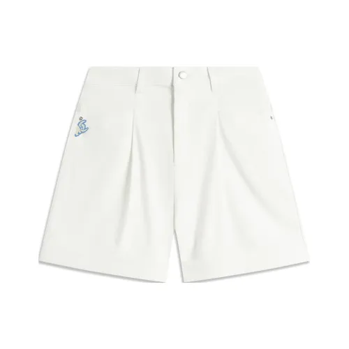LiNing x Disney Casual Shorts sailing Women's Imitation White Denim
