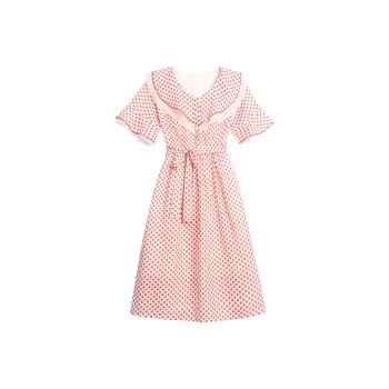 EIDOLON GRAIN Short Sleeved Dresses Women's Pink