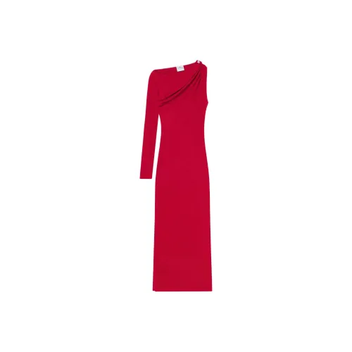 COURREGES Asymmetric Midi Dress