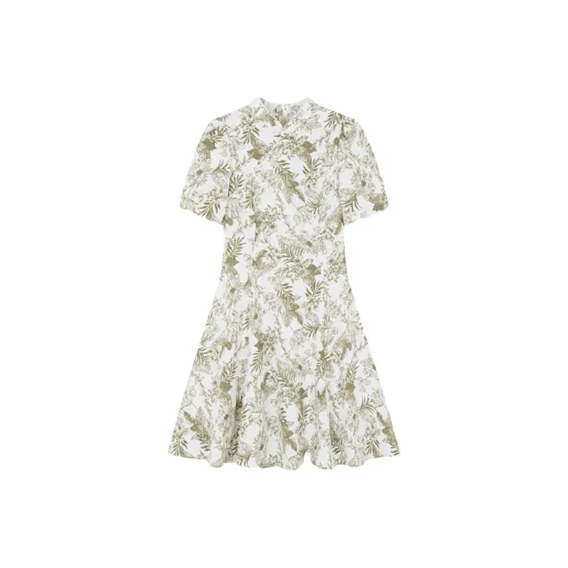 Mo Han Yi Mei Short Sleeved Dresses Women's-0
