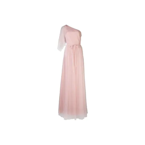 Marchesa Notte One Shoulder Flutter Bridesmaid Gown