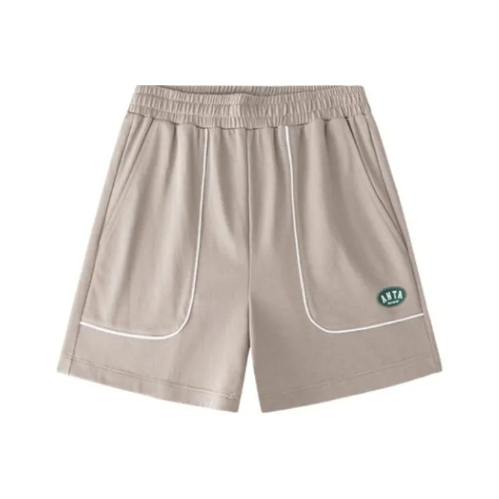 Anta Sports Life Collection Casual Shorts Women's Linen Gray-0
