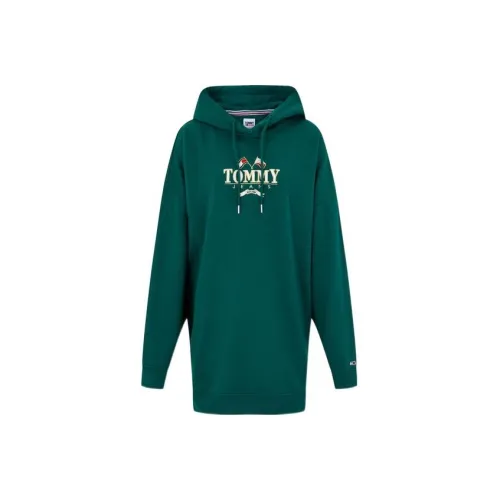 Tommy Hilfiger Long Sleeved Dresses Women's Dark Green