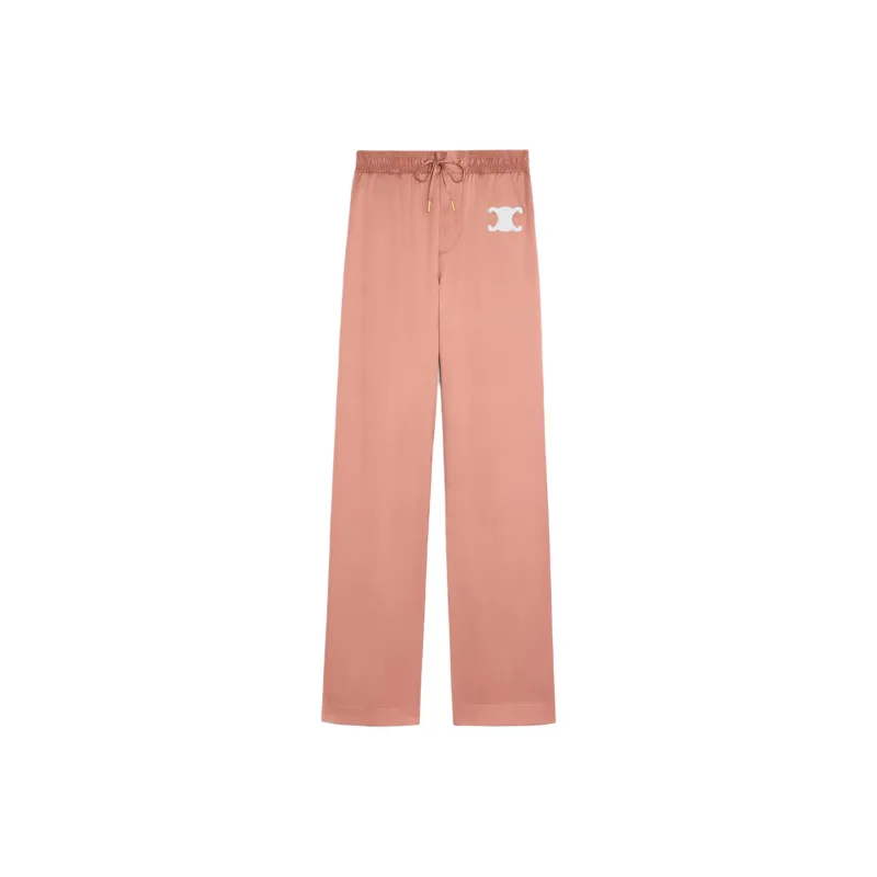 CELINE Triomphe Athletic Pants In Satin-0