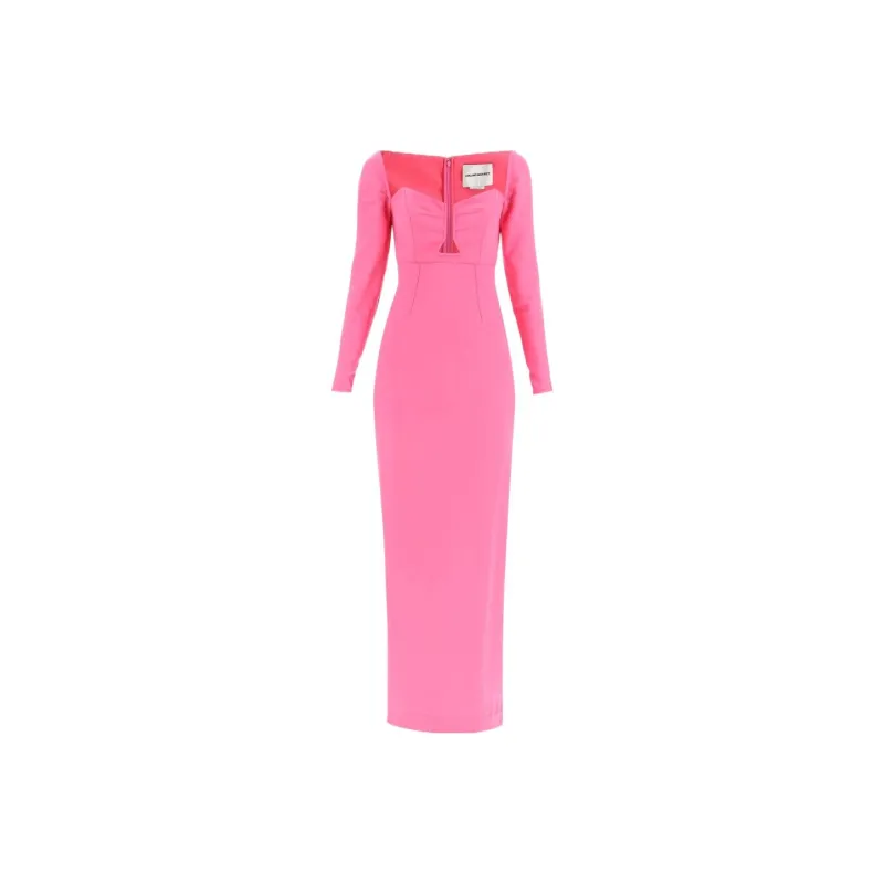 ROLAND MOURET Long-Sleeved Dresses Women's Pink-0