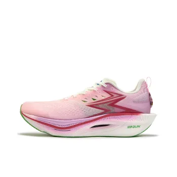 361° Flame 3 ET Running Shoes Unisex Low Top Peach Heart Pink, Fluorescent Passion Coral Pink